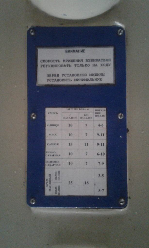 Кремовзбивальная машина МВ-35
